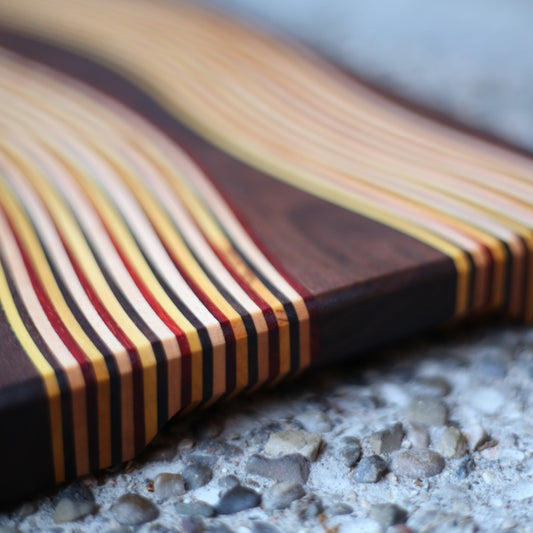 Thanksgiving Cutting Board Leaves are turning