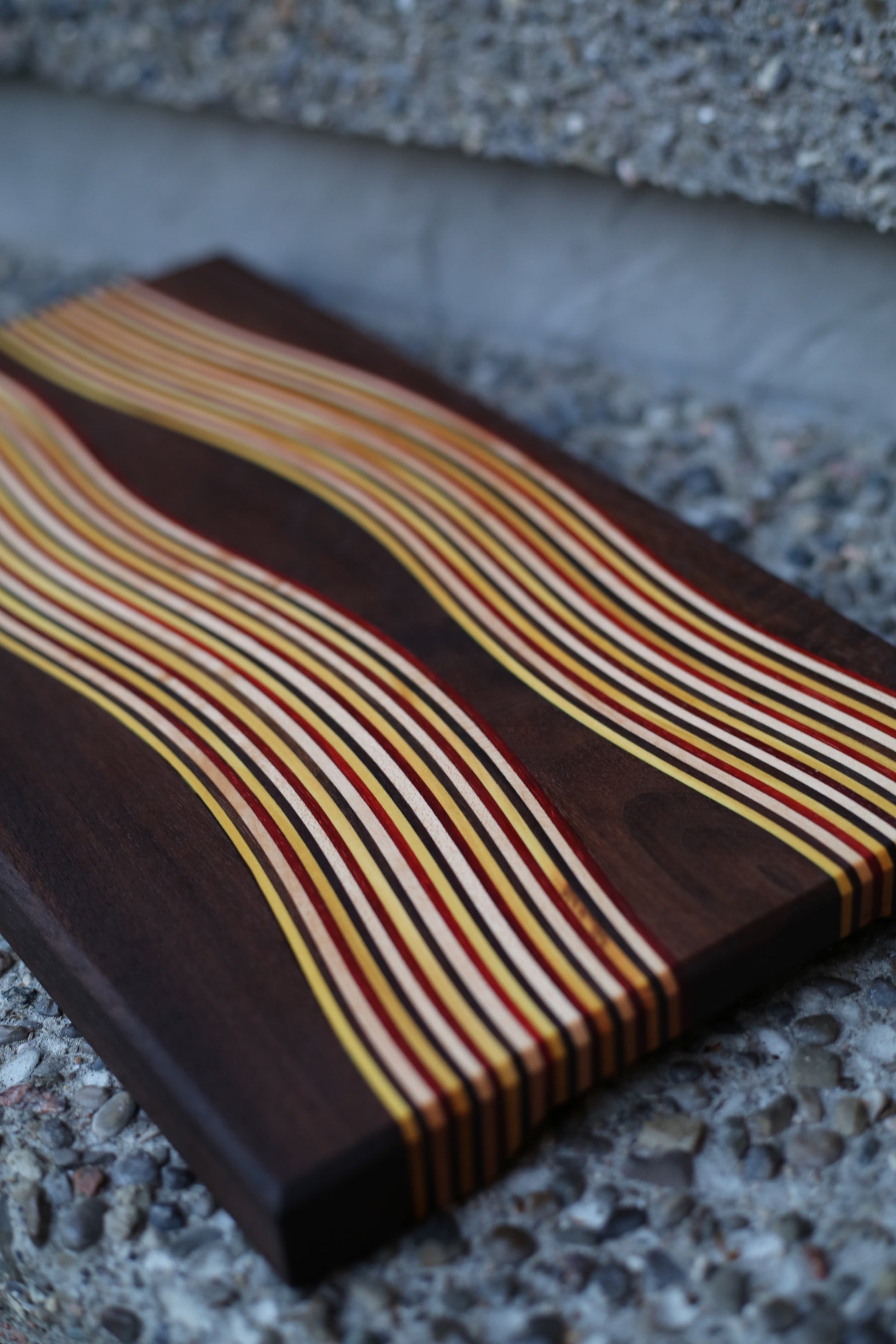 Thanksgiving Cutting Board Leaves are turning