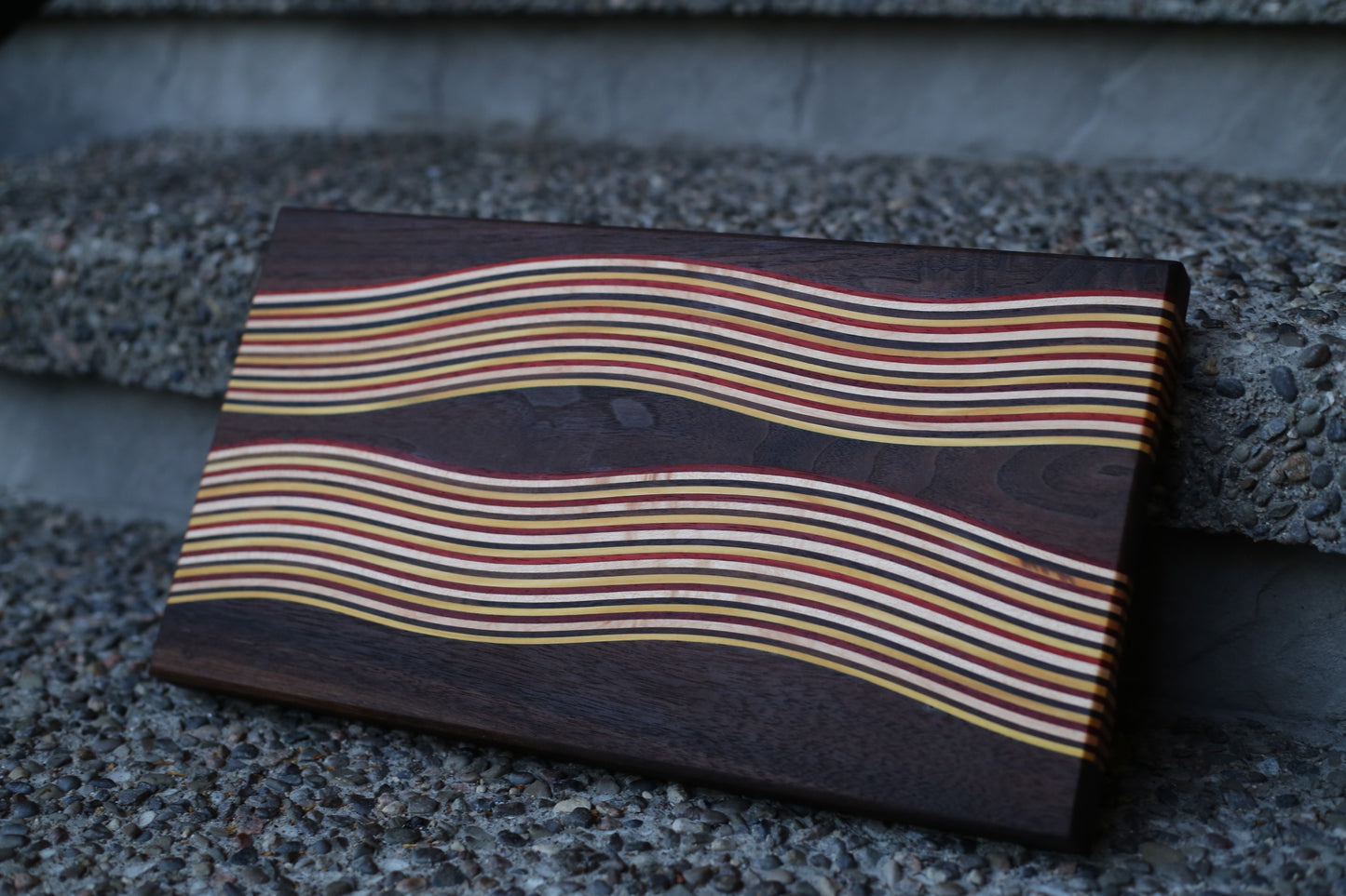 Thanksgiving Cutting Board Leaves are turning