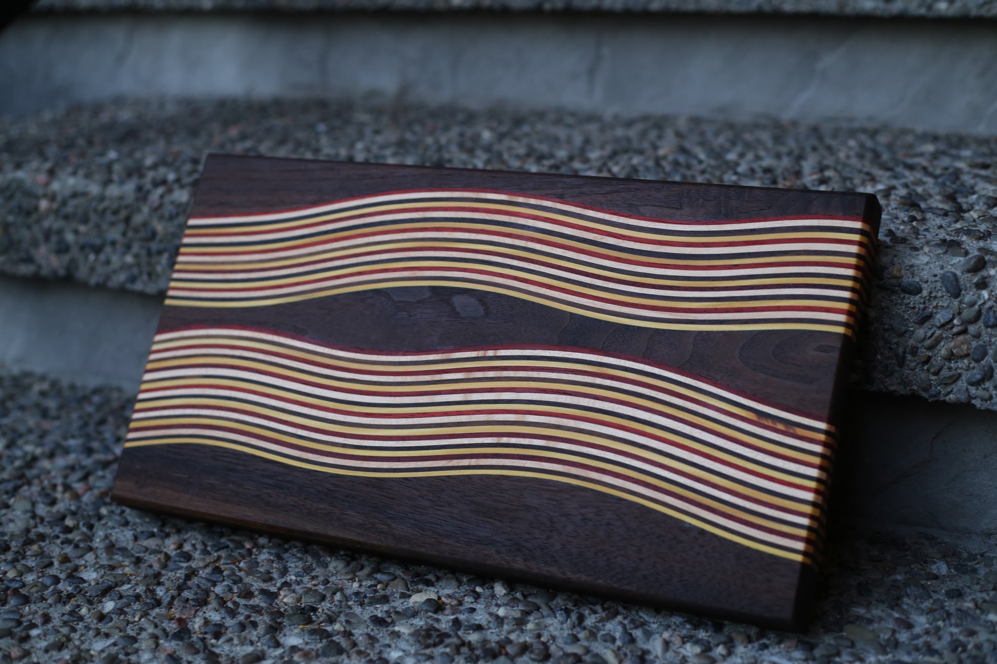 Thanksgiving Cutting Board Leaves are turning