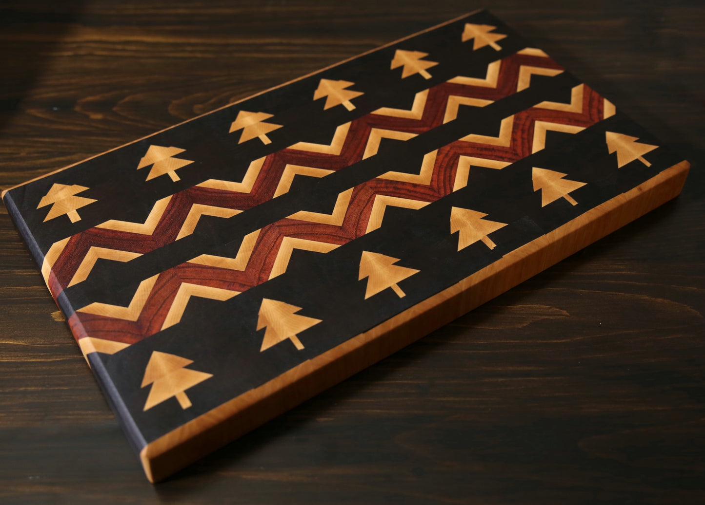 End Grain cutting Board Christmas