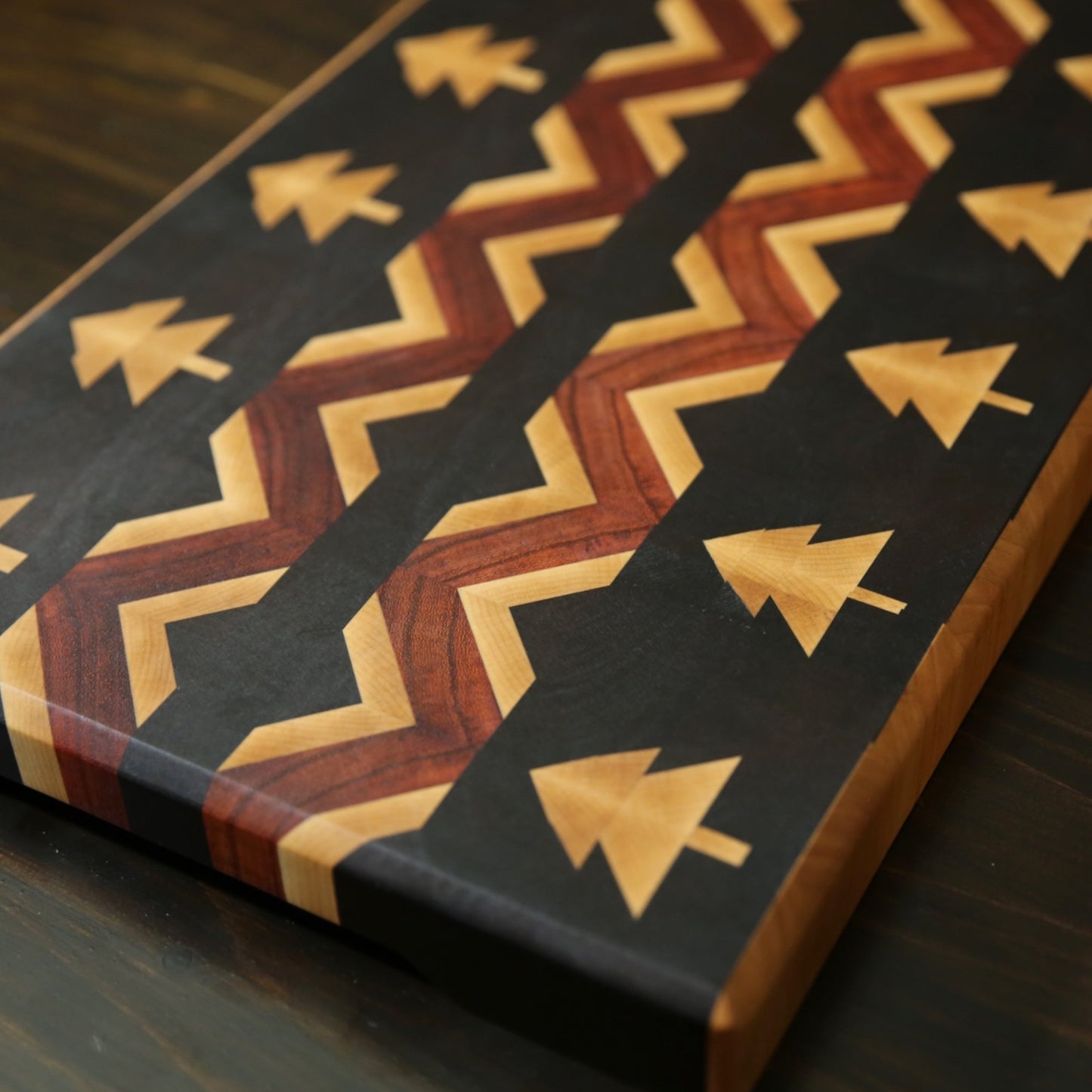 End Grain cutting Board Christmas