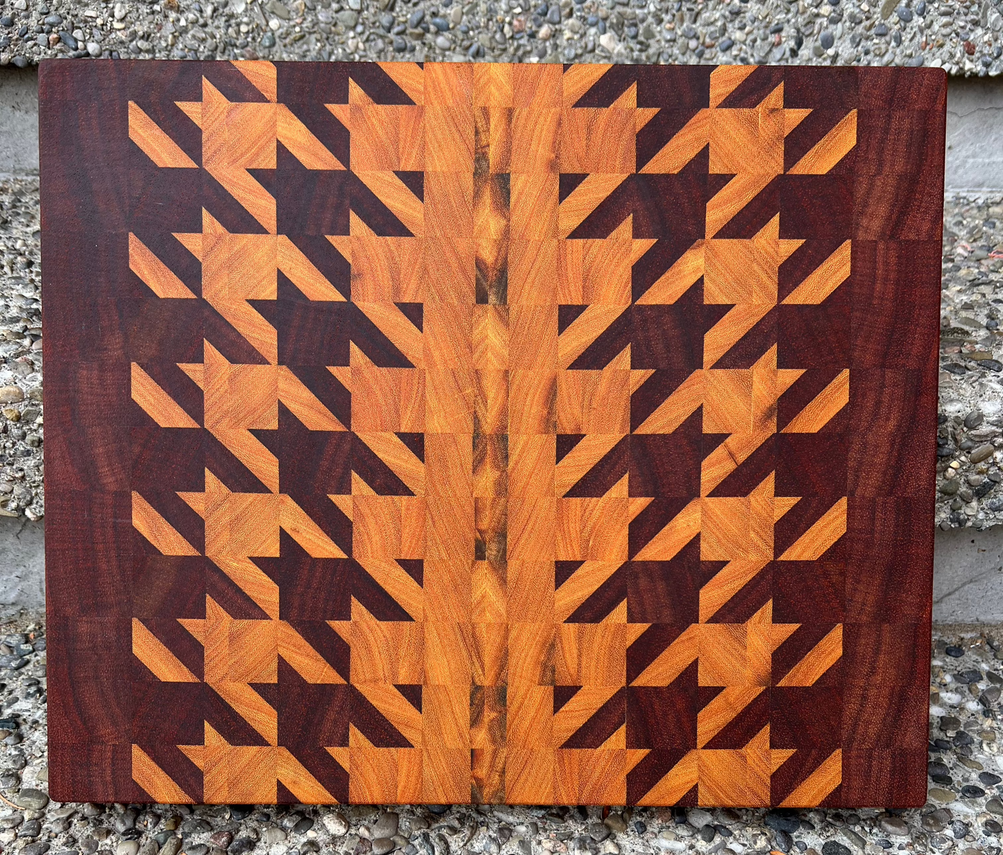 The Houndstooth Cutting Board