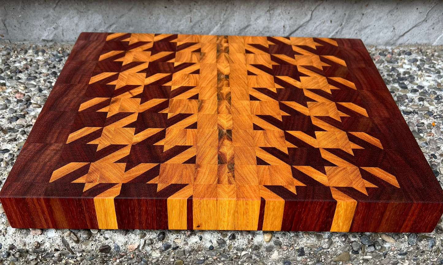 The Houndstooth Cutting Board