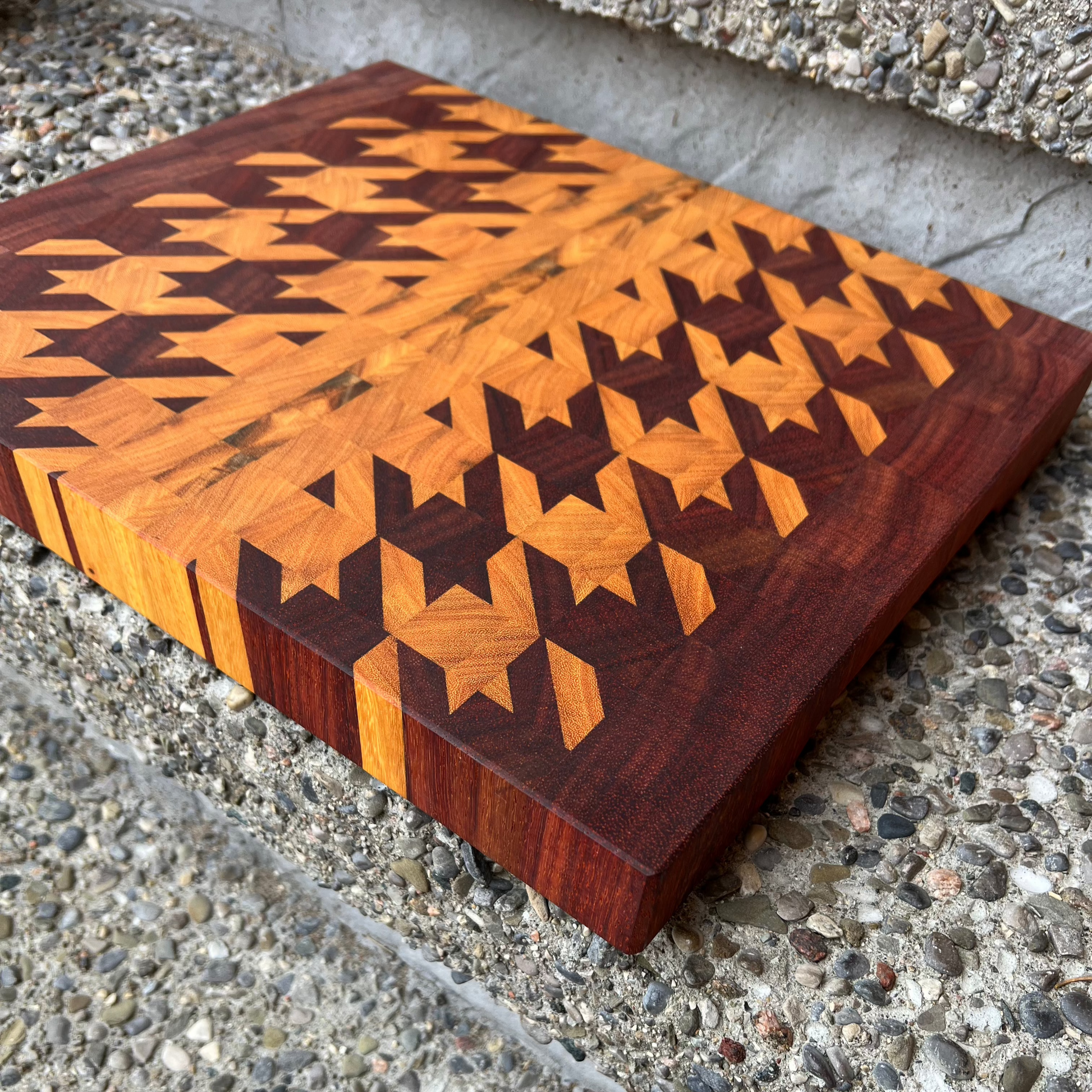 The Houndstooth Cutting Board